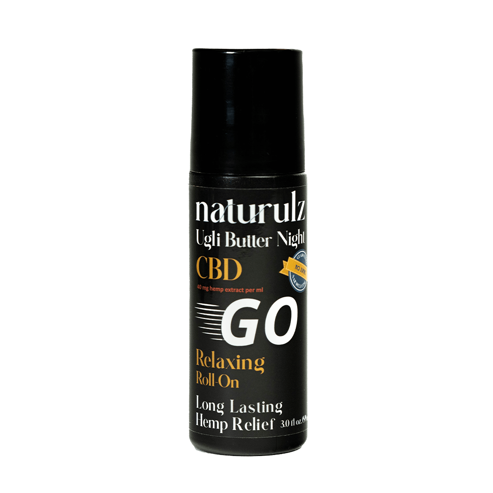 NATURULZ UGLI BUTTER NIGHT CBD GO! 3 OZ. ROLL ON