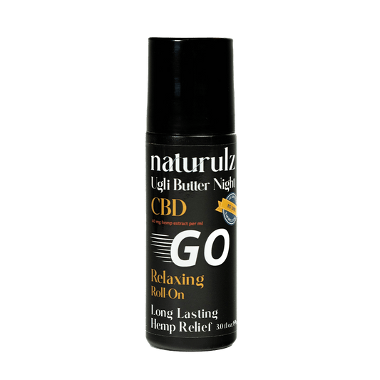 NATURULZ UGLI BUTTER NIGHT CBD GO! 3 OZ. ROLL ON