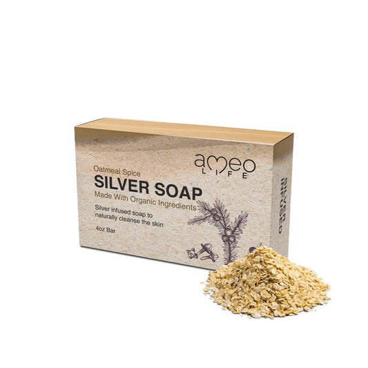 SILVER SOAP, ORGANIC OATMEAL SPICE 4 OZ BAR